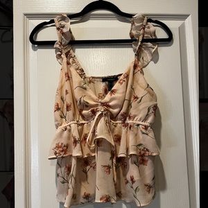 forever 21 floral blouse